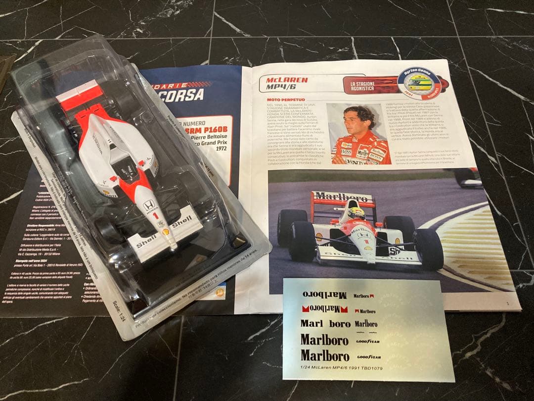 日本未発売　マルボロデカールセット　ビッグスケールF1コレクション　MP4/6