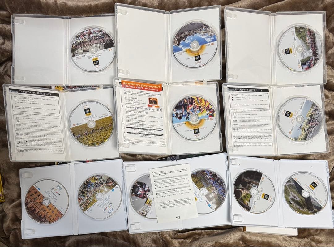 ツールドフランスDVD2006~2018 Blu-ray2019、2020セット