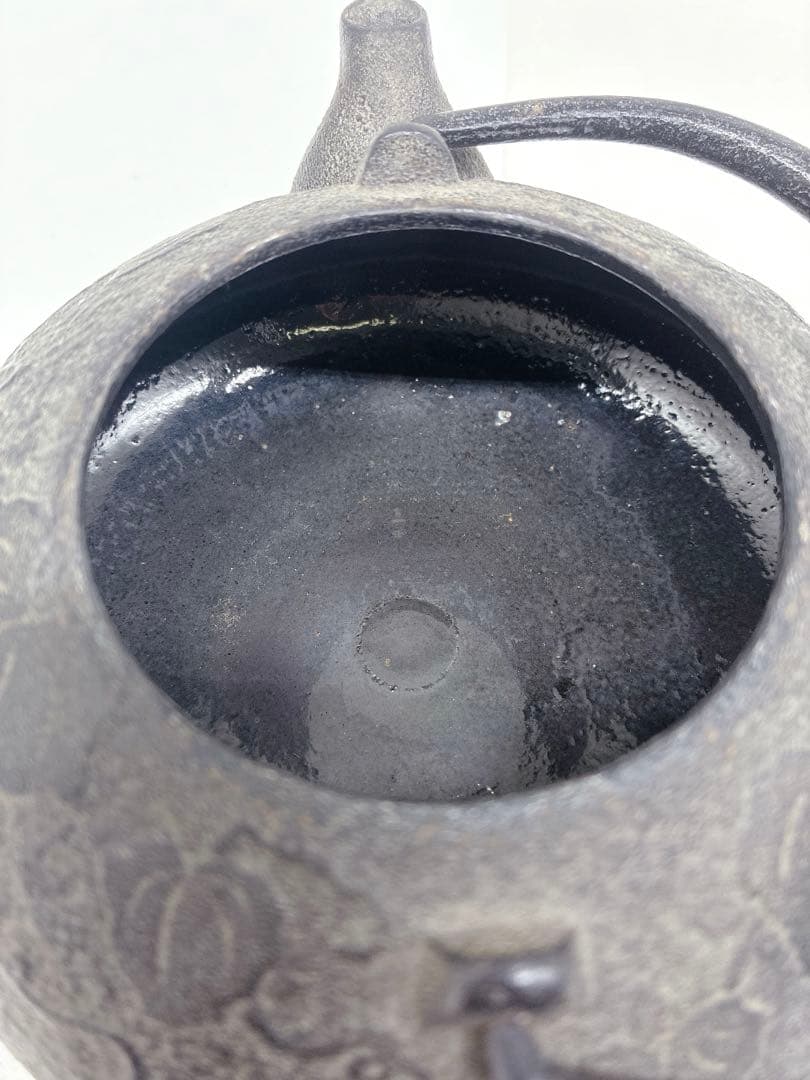 南部鉄器 瓢箪 ひさご鉄瓶 ホーロー急須 浮彫り瓢箪柄 伝統工芸品 コレクション