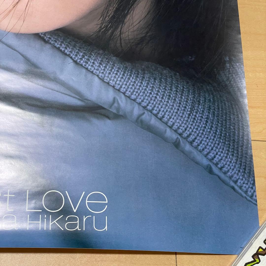 【希少】宇多田ヒカル 1stアルバム「First Love」ポスター(B2)