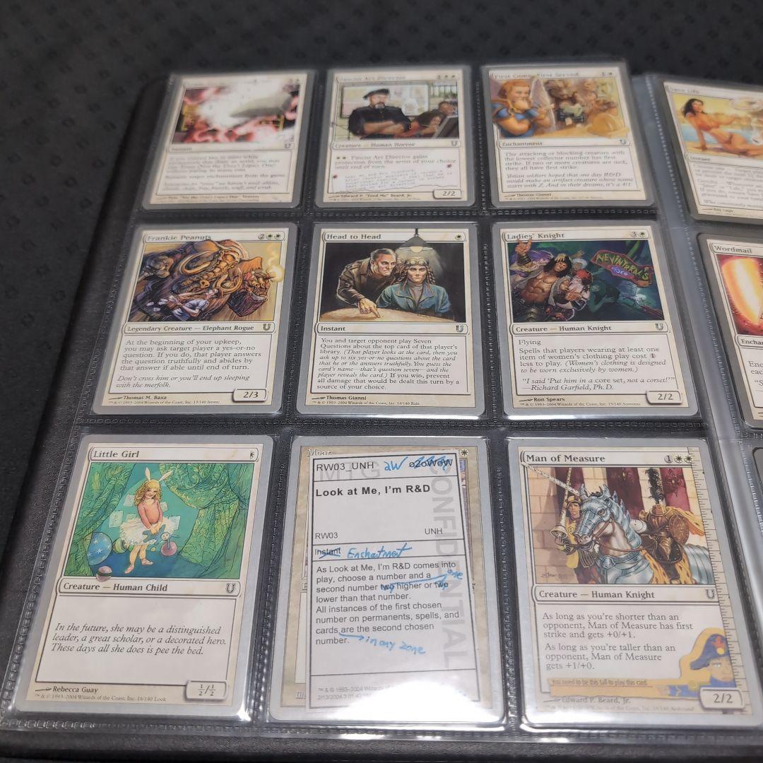 MTG　アンヒンジド　コンプリート　コンプ 141枚　オマケ付き