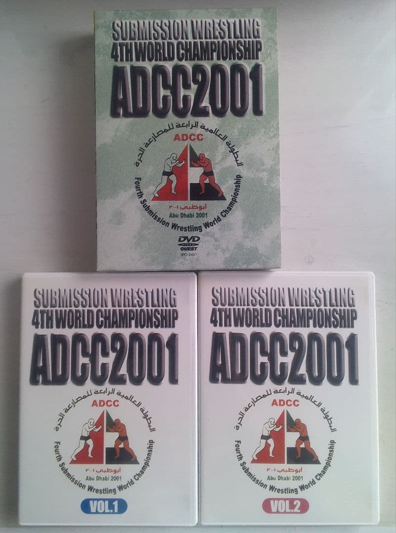 ADCC アブダビコンバットDVD-BOX 3作品 計７枚まとめて!!