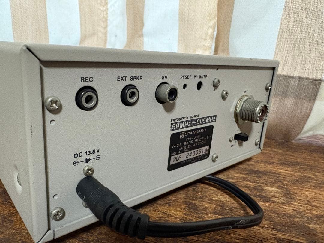 値下げ中　希少STANDARD AX700B 受信機 50-905MHz元箱付