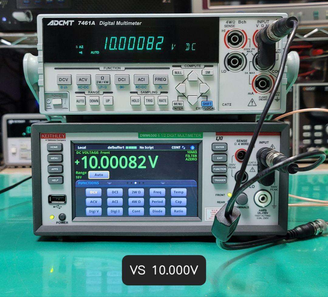 ADCMT 7461A 6.5桁 DIGITAL MULTIMETER 動作良好