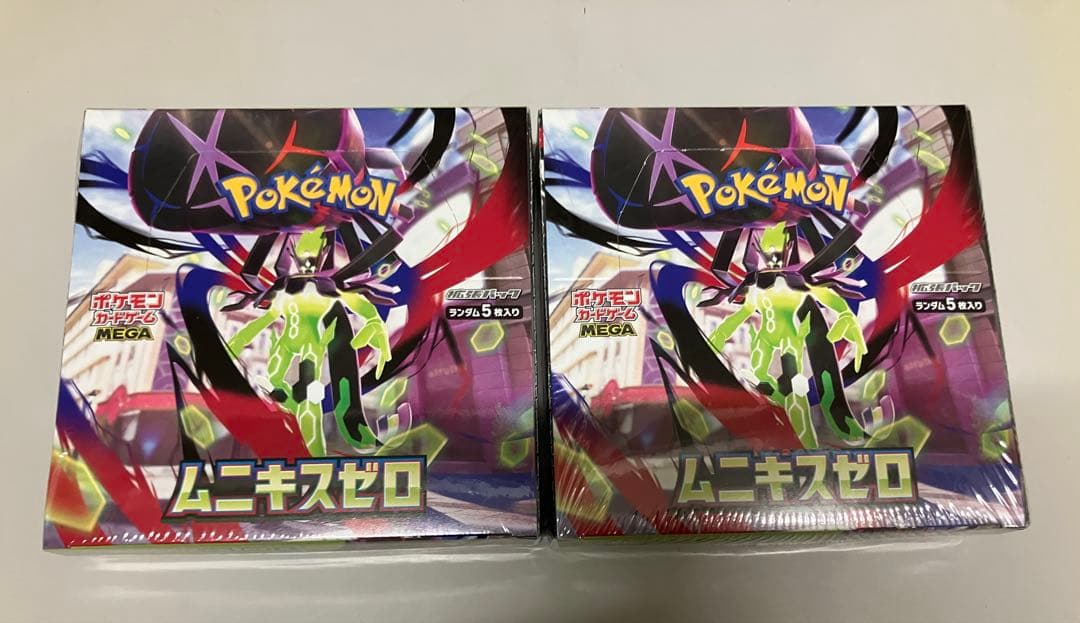 〈シュリンク付き〉ポケモンカード　ムニキスゼロ 2ボックスセット
