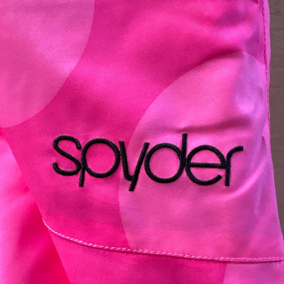 Spyder スキーウェア　白　ピンク 　Mサイズ　水玉　可愛い