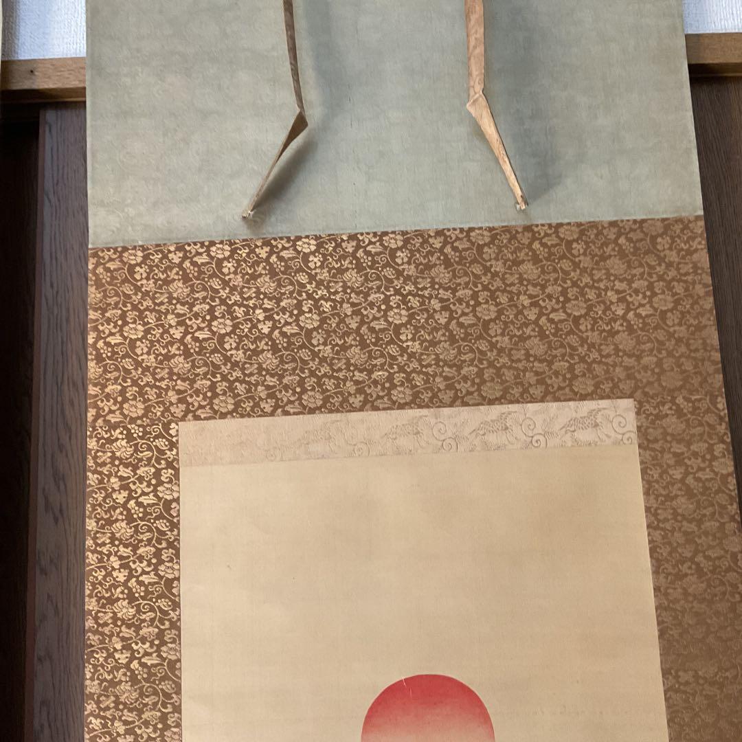 土佐光貞 三幅対 祝い軸 【 左右は（松） 中は（高砂）天覧奉納品 レアな作品