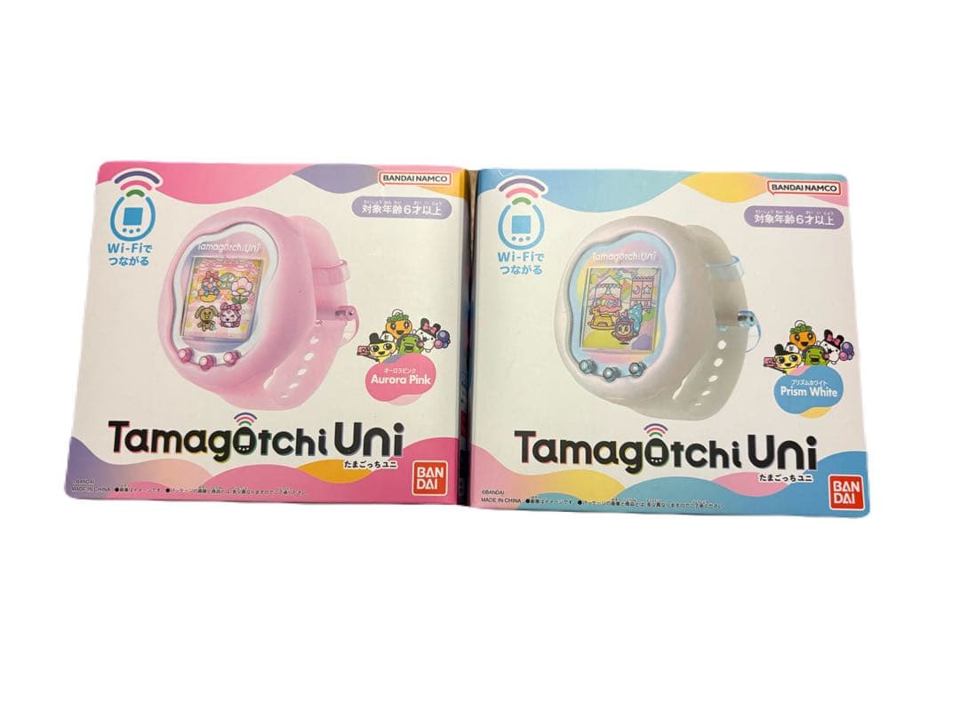 Tamagotchi Uni Aurora Pink／Prism white