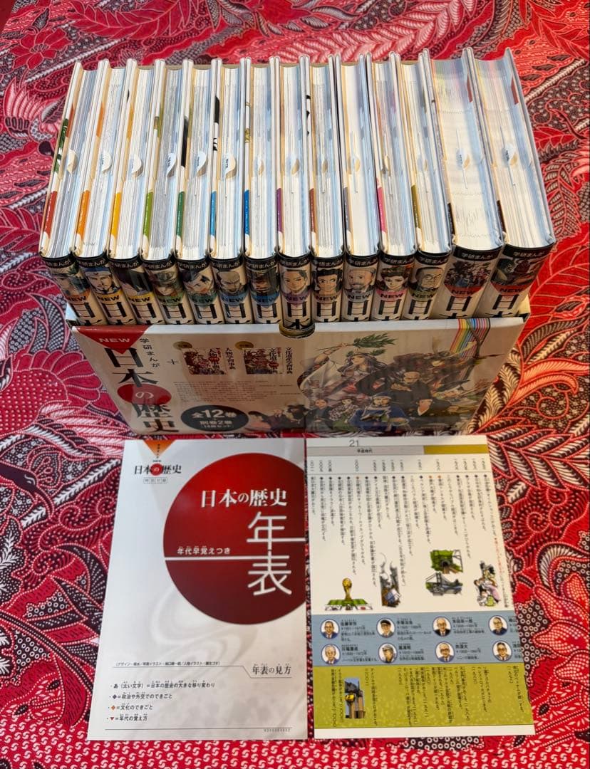 学研まんが NEW 日本の歴史 全12巻 箱入り ＋ 別巻2冊 ＋ 特典など
