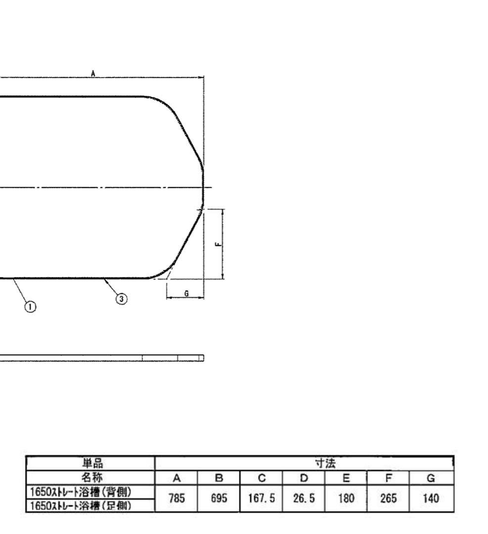 TOTO 風呂の蓋　純正品