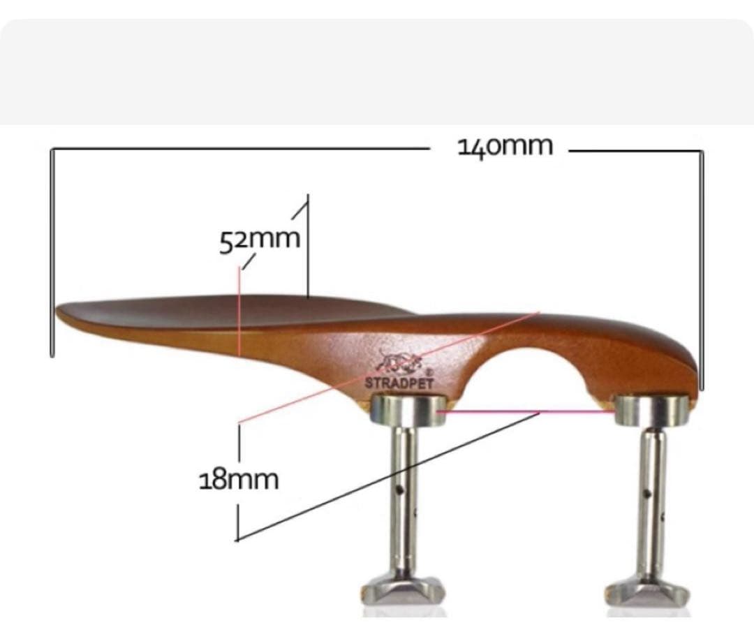 高精度軽量バイオリン4/4顎当グァルネリ型チタニウム土日限定値下げ