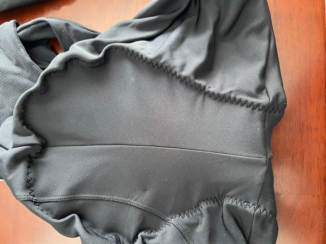 ETXEONDO ウィンドストッパー ブラック サイクルジャケット