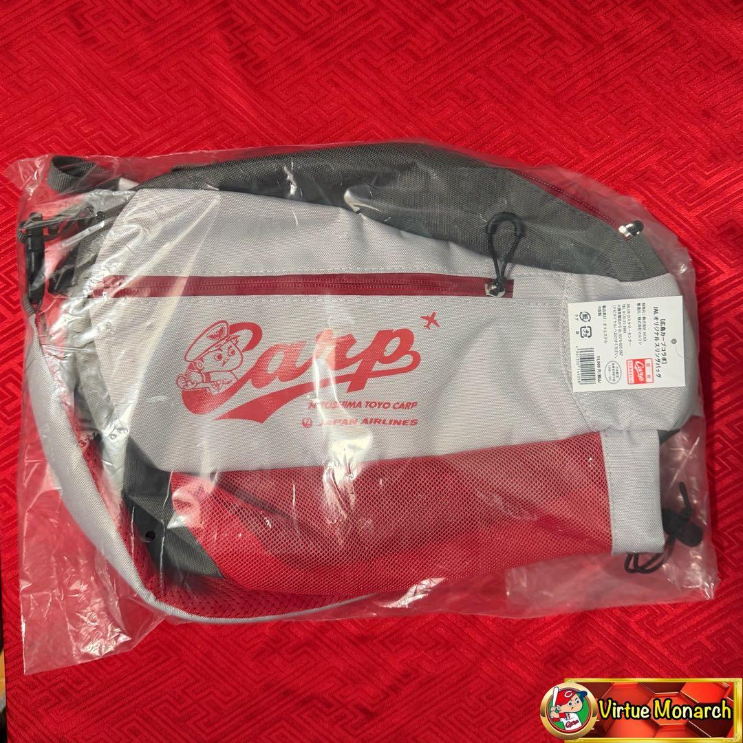 JALxCarp メガホンが入るスリングショルダーバッグ　広島東洋カープ