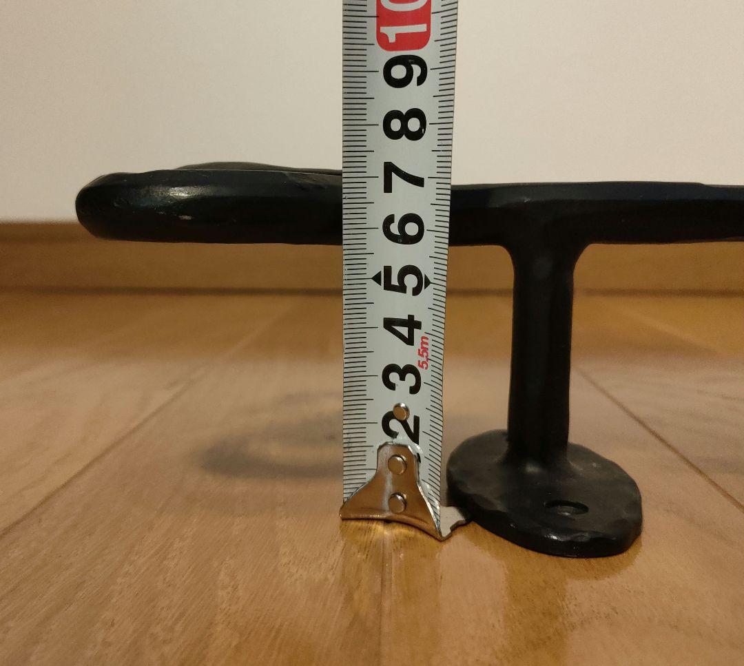 アンティーク アイアン タオルハンガー 幅約90×高さ約7cm ロング