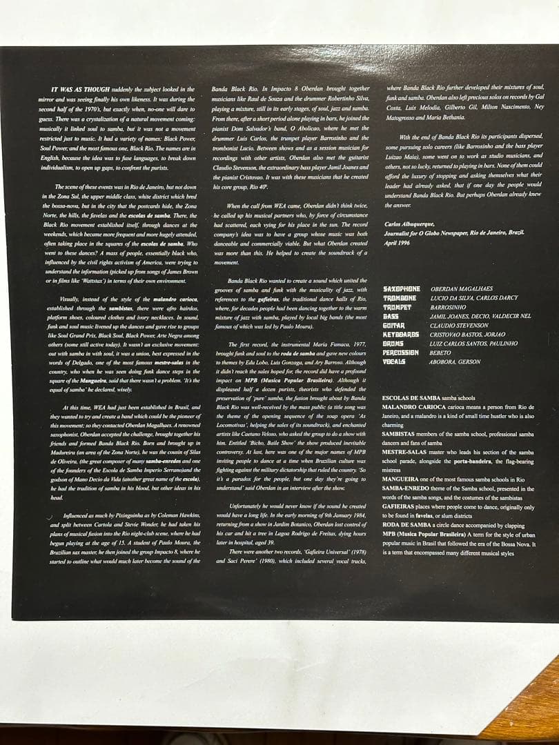 洋楽 THE BEST OF BANDA BLACK RIO