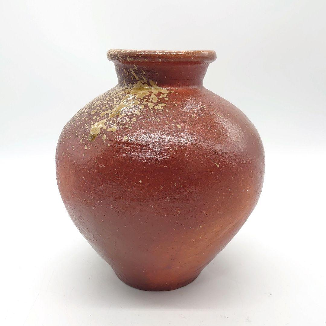 信楽焼 壺 仁斉作 花瓶 花器 工芸品 共箱付き