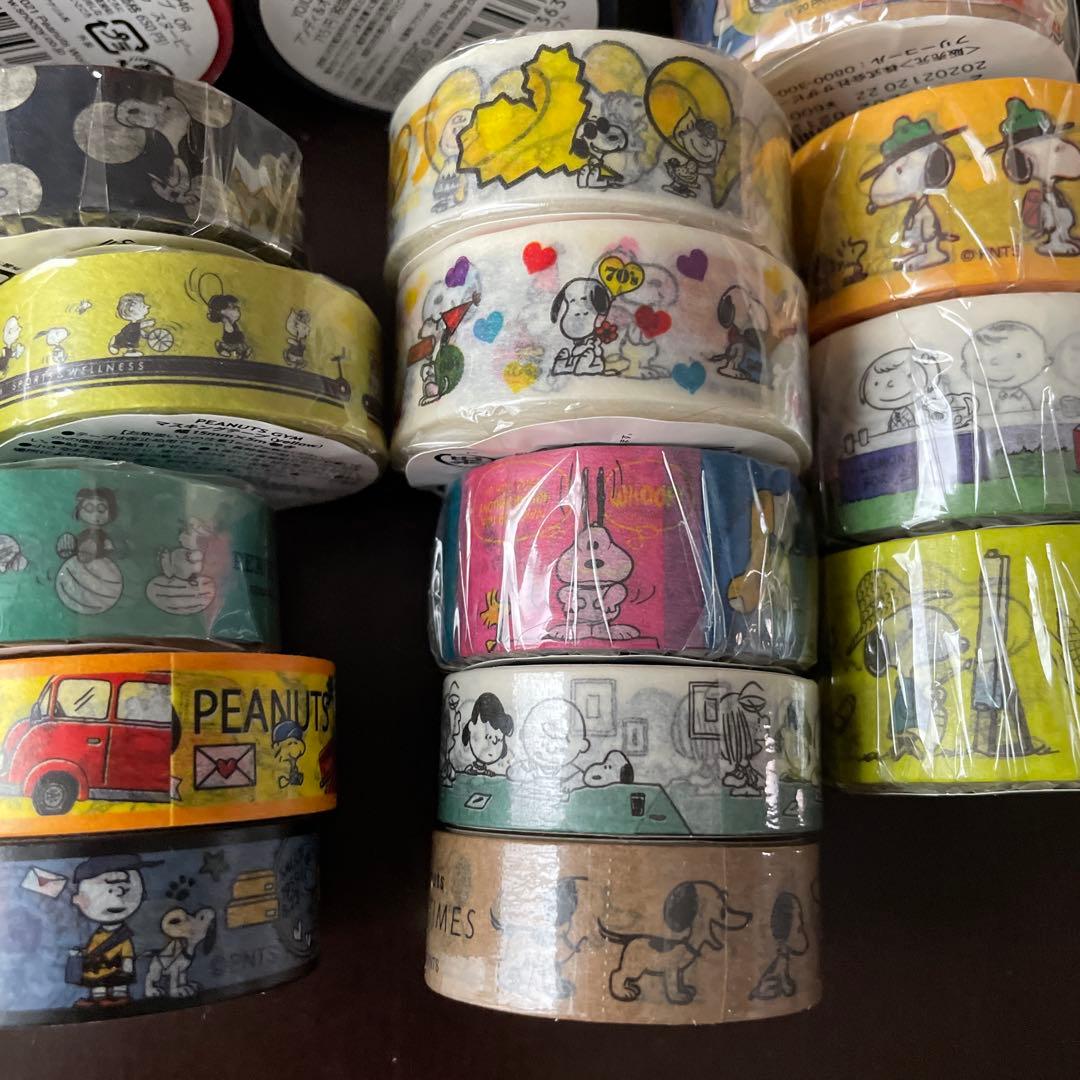 スヌーピー マスキングテープ　28点 おまけ付