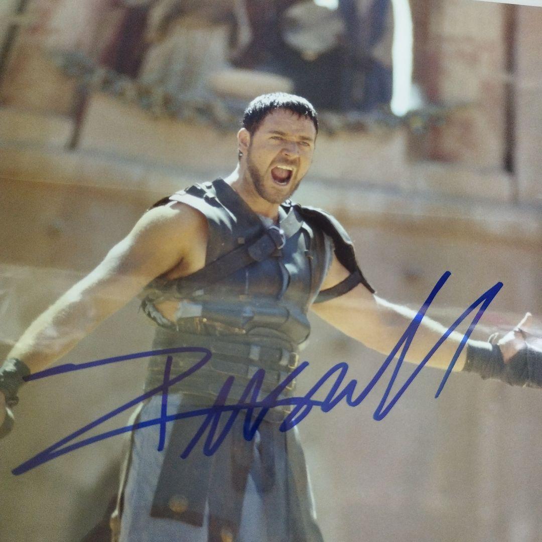映画　グラディエーター　ラッセル・クロウ　直筆サイン入りフォト　証明書付き