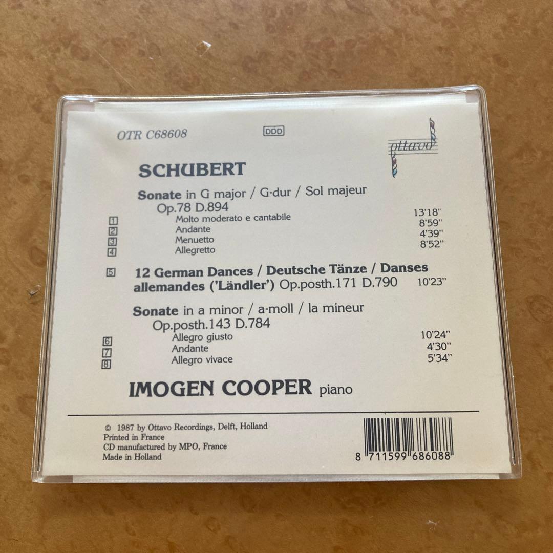 輸CD クーパー／「シューベルト最後の６年 1823-1828」全6枚
