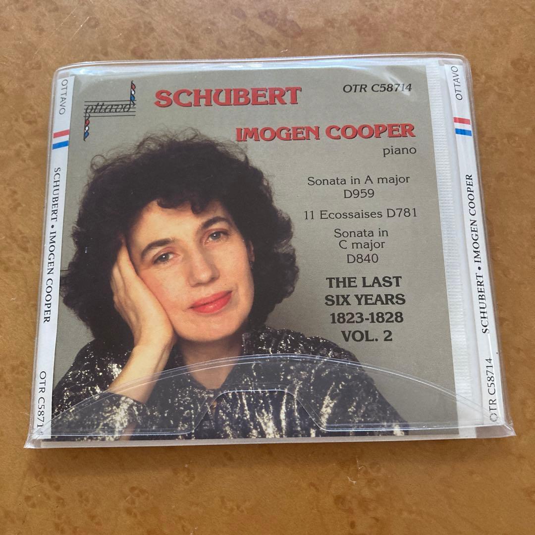 輸CD クーパー／「シューベルト最後の６年 1823-1828」全6枚