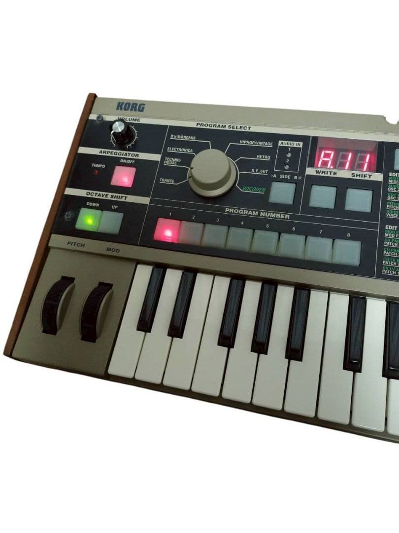 115 KORG MicroKORG アナログシンセサイザー 37鍵