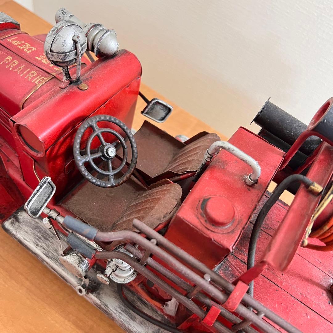 ブリキ模型 消防車 アメリカン雑貨 レトロ