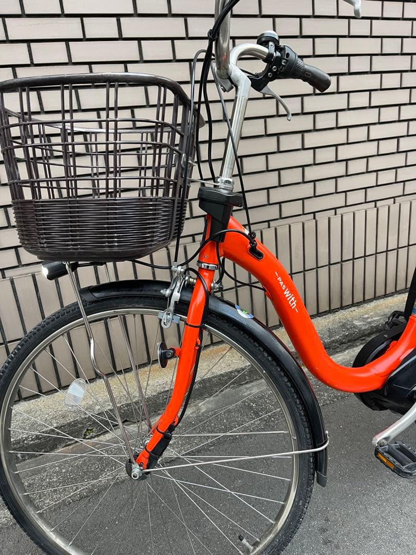 12.8ahヤマハパスウィット電動アシスト自転車26インチ