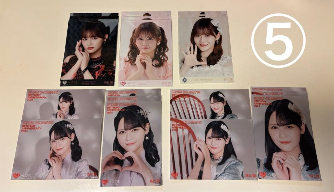 =LOVE イコラブ 髙松瞳 生写真 コンプ まとめ売り