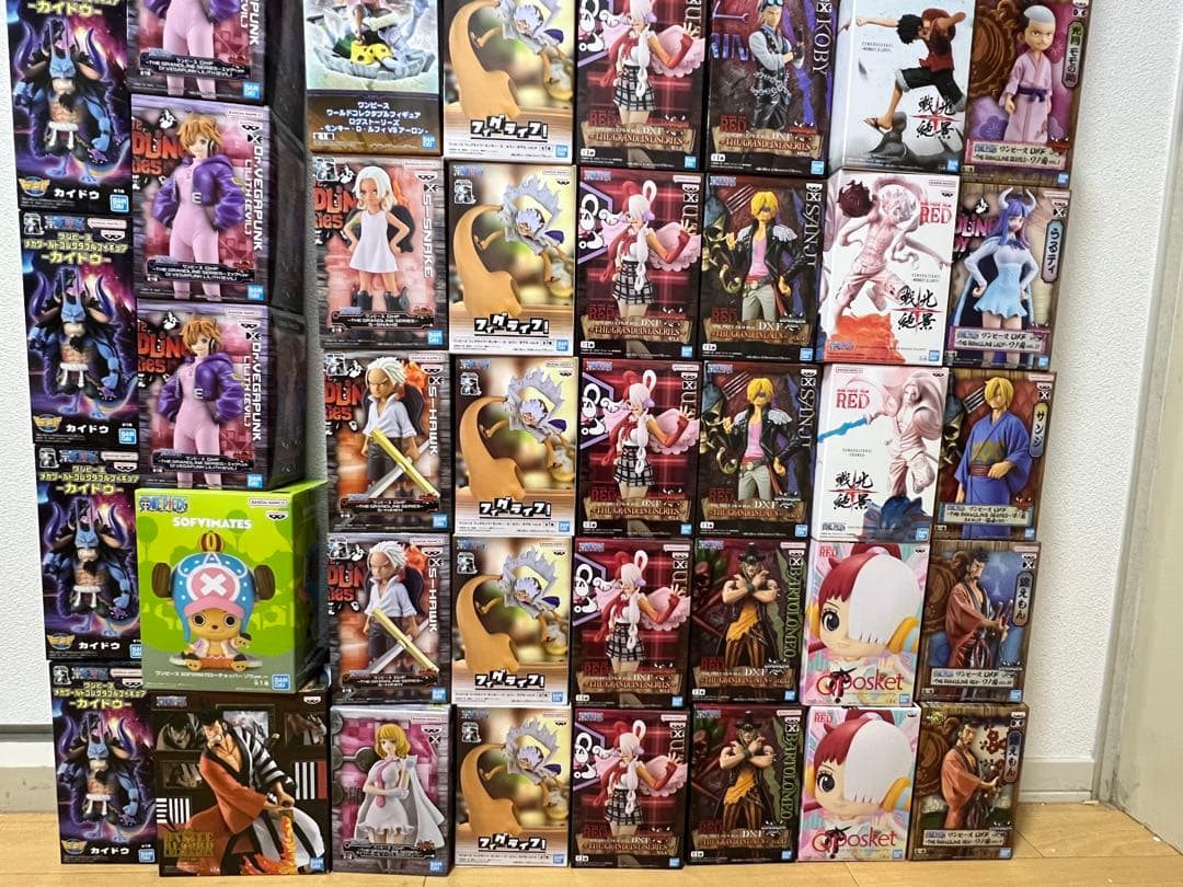 未開封 ワンピースフィギュア 55個 まとめ売り DXF ONE PIECE