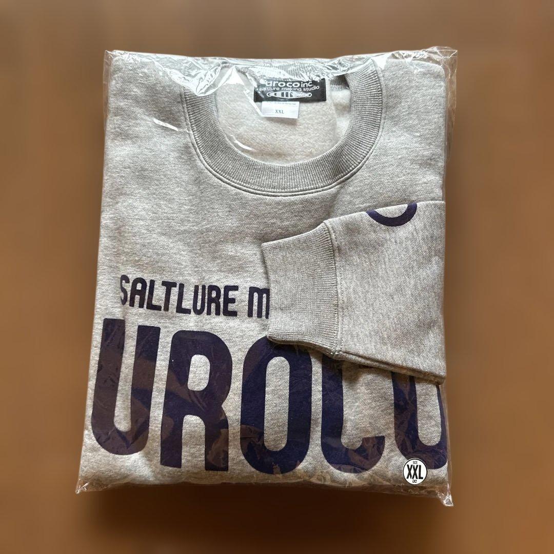 新品未開封 完売品 UROCO 裏起毛スウェット　XXL グレー