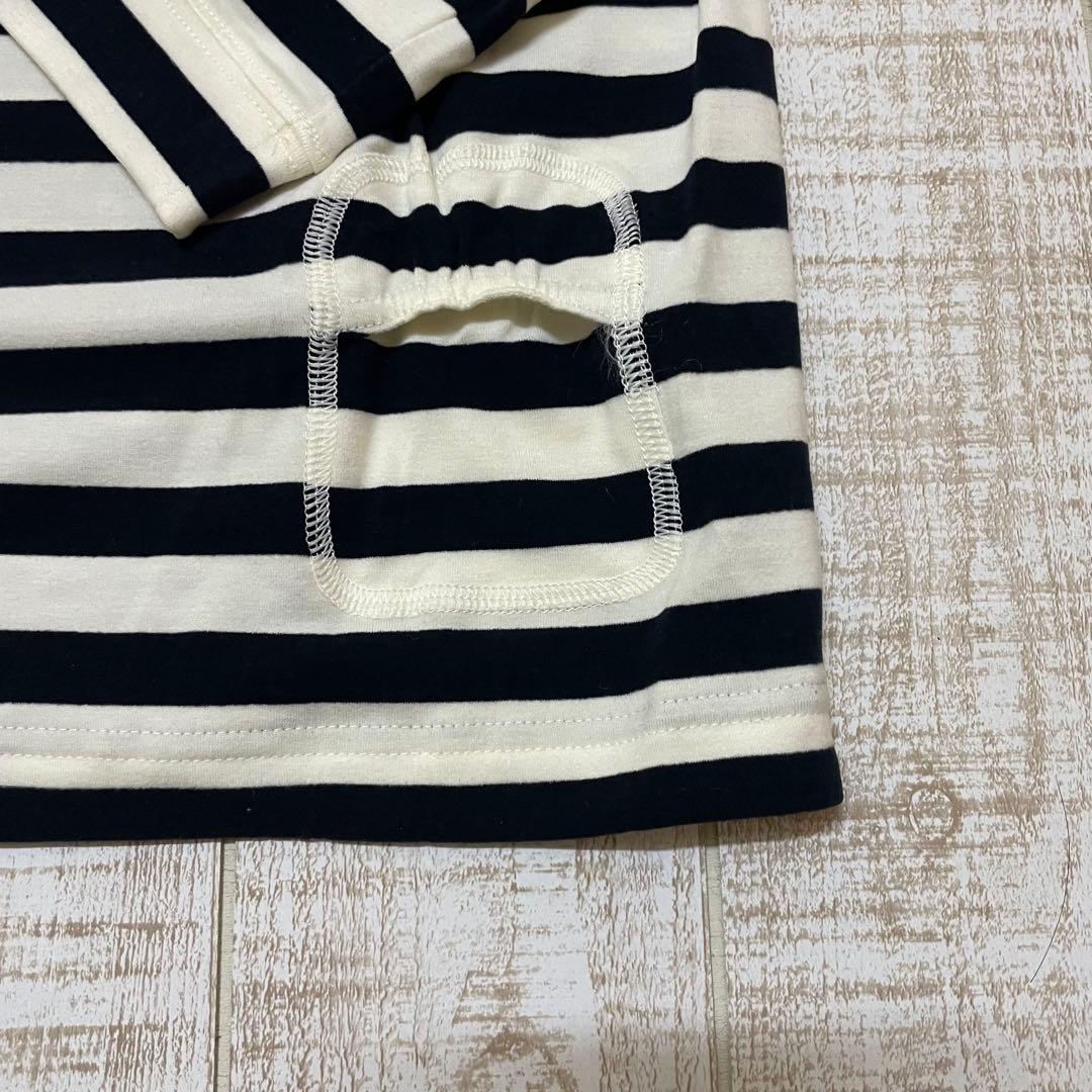 新品 パーリーゲイツ 長袖ハイネック ハーフジップ ボーダー Mサイズ（4）