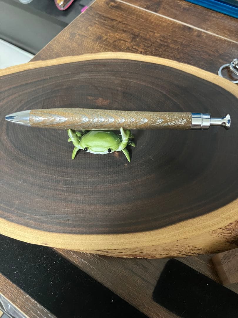 こぶた工房 メタライズ欅 ボールペン