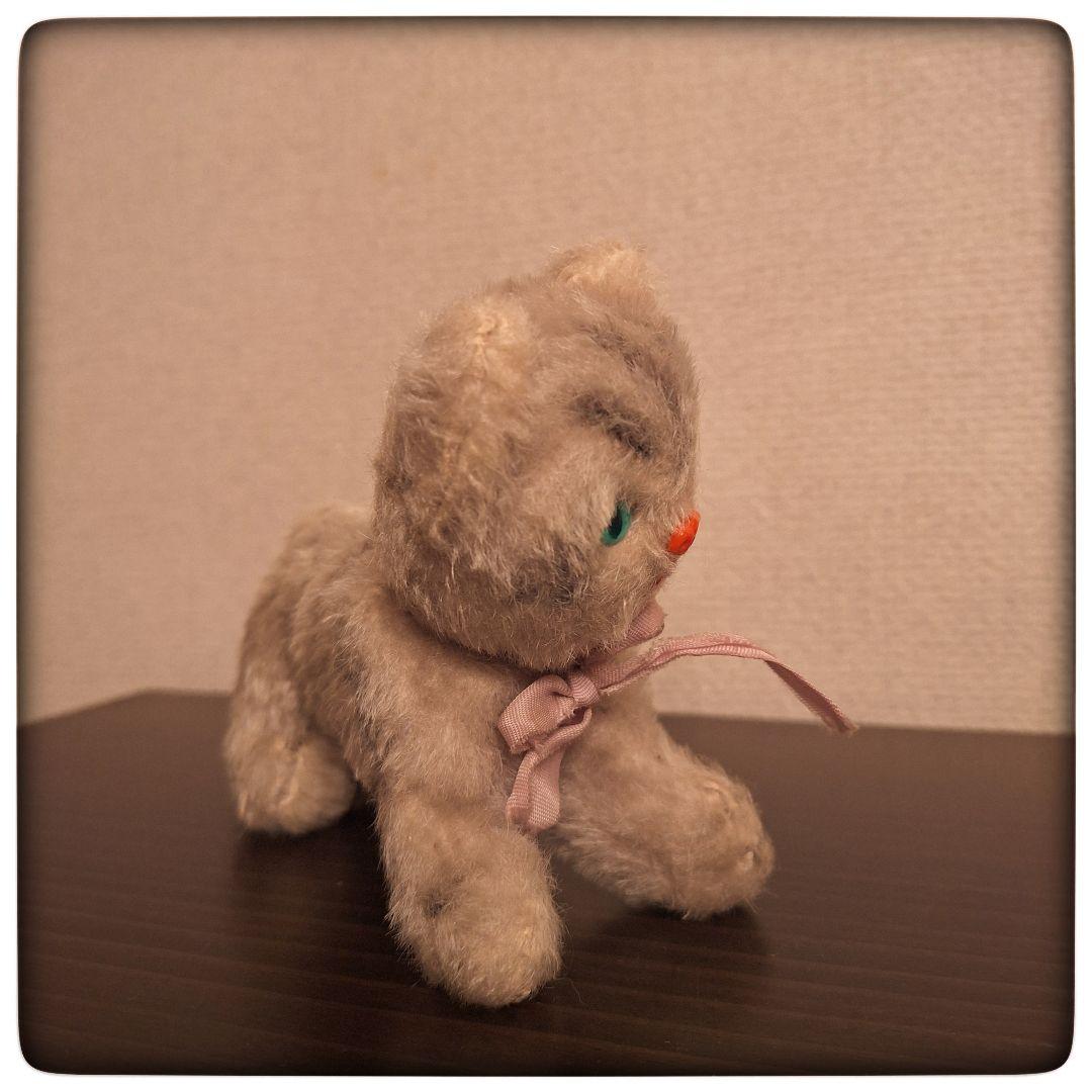 【ヴィンテージ Max Carl 】虎柄 子猫 猫 立ち姿 アンティークドール