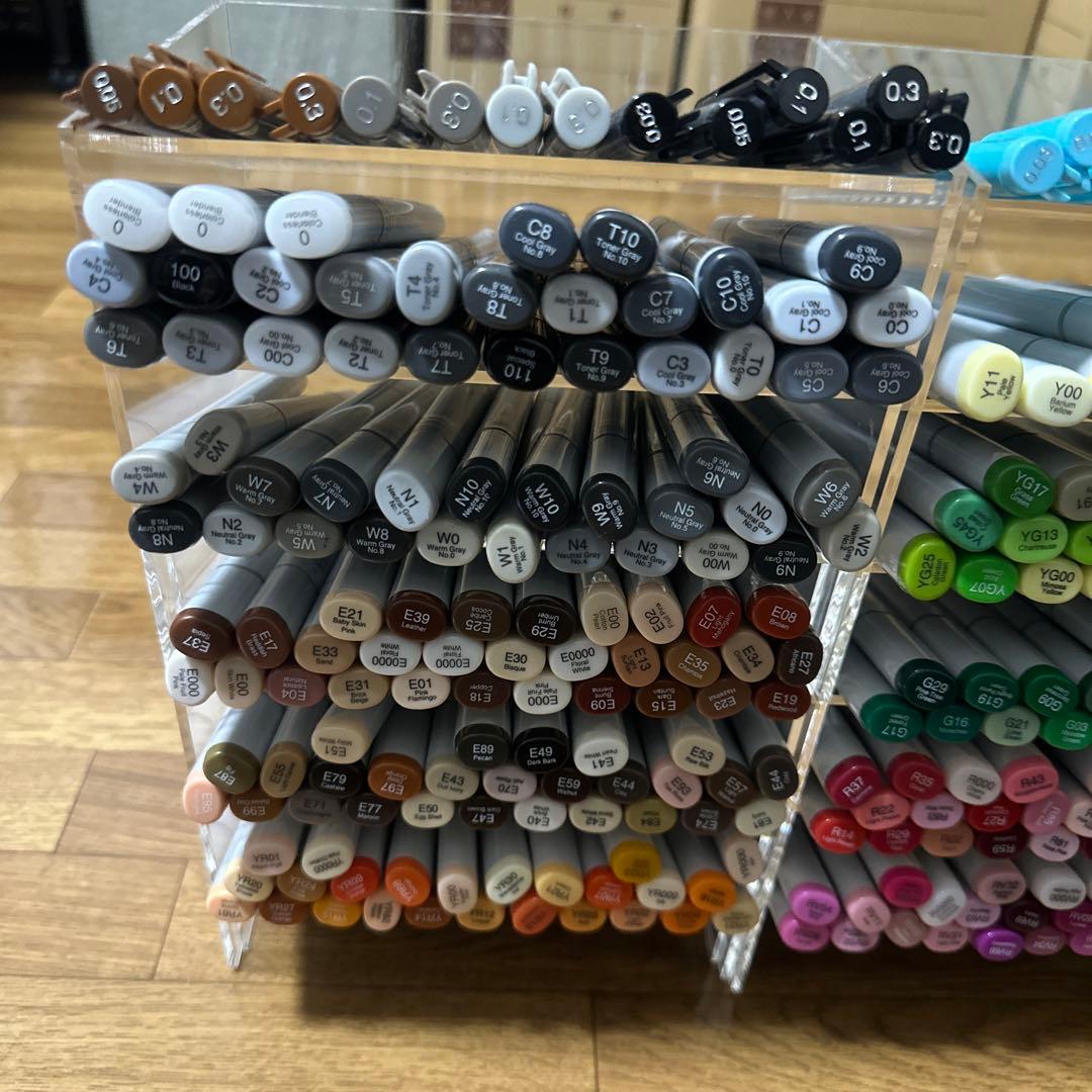 コピックスケッチ全色+コピッククレア全色+ミリペン