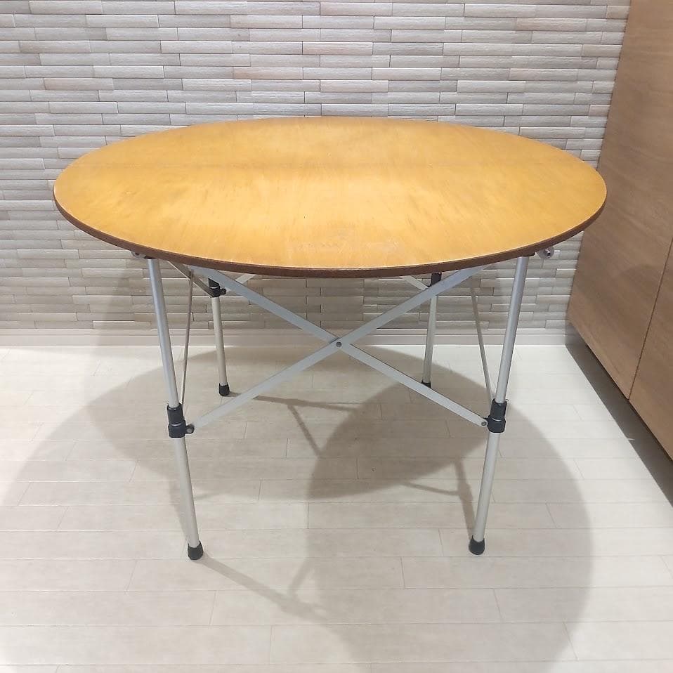 スノーピーク ハイ＆ロー ２WAY ラウンドテーブル 高さ調節機能付き