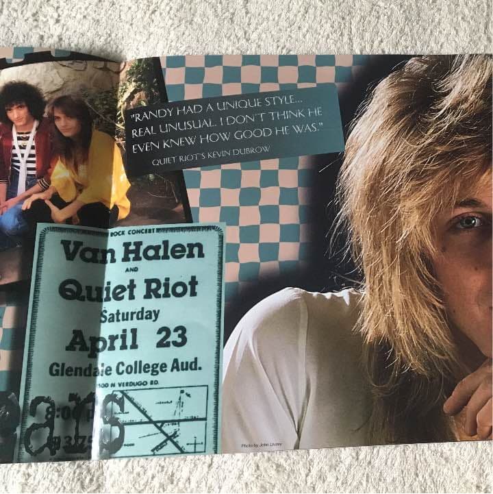 【超プレミア】世界限定5,000部 ランディローズ没後15周年記念パンフ