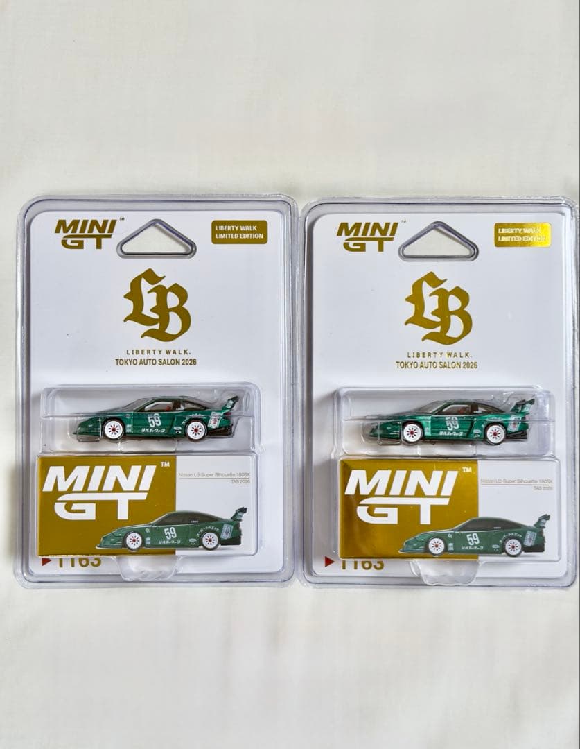 TAS 2026 MINIGT LB WORKS 180sx 2台セット