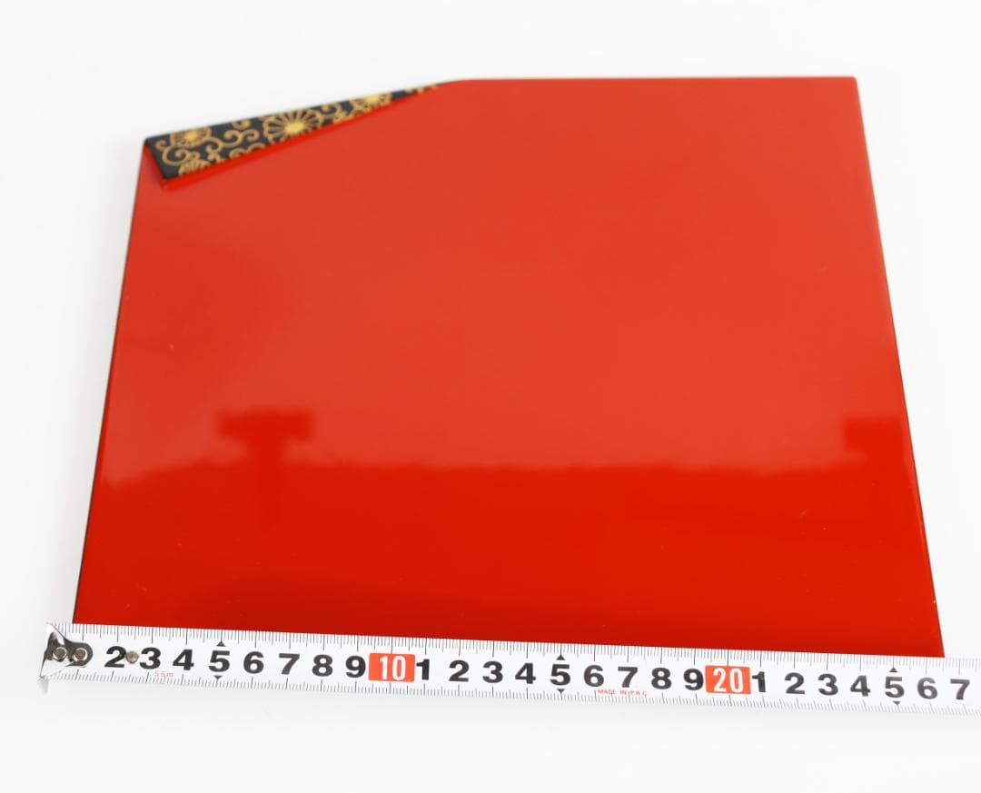 茶道具 アソベ光石謹製 前菜盆 五枚 共箱 漆塗