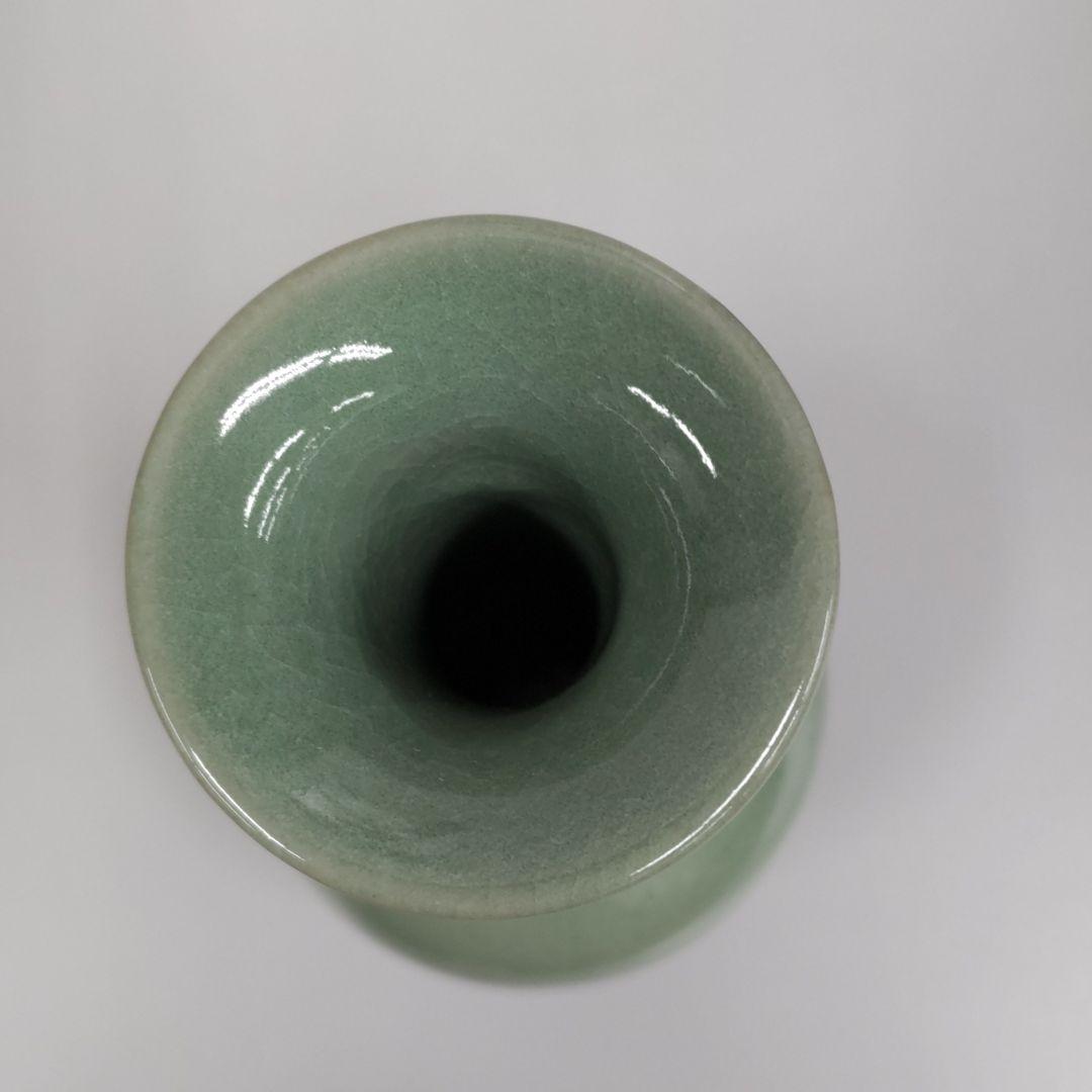 高麗青磁花瓶　海剛　D059