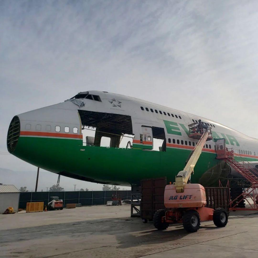 EVA航空 Aviationtag B747-400 グリーン