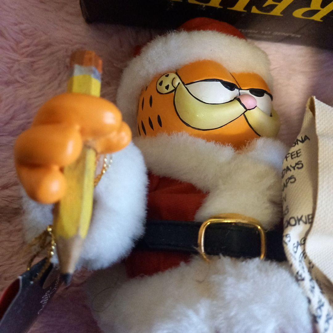 ヴィンテージ☆コレクター珍品☆1996☆ガーフィールド。クリスマス☆サンタ置物☆