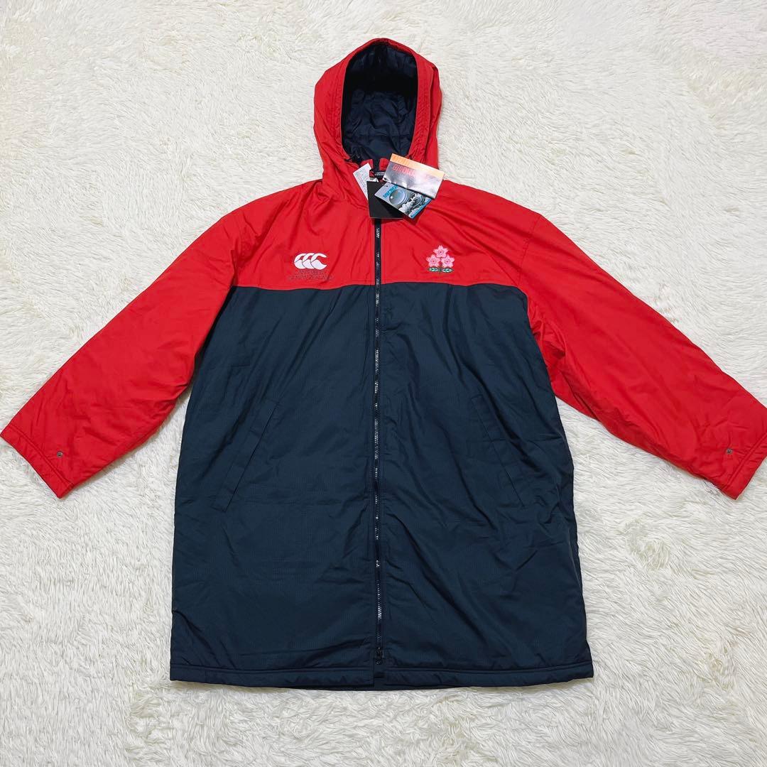 【新品タグ付き・希少】カンタベリー　ロングダウンコート　ラグビー日本代表　洗える