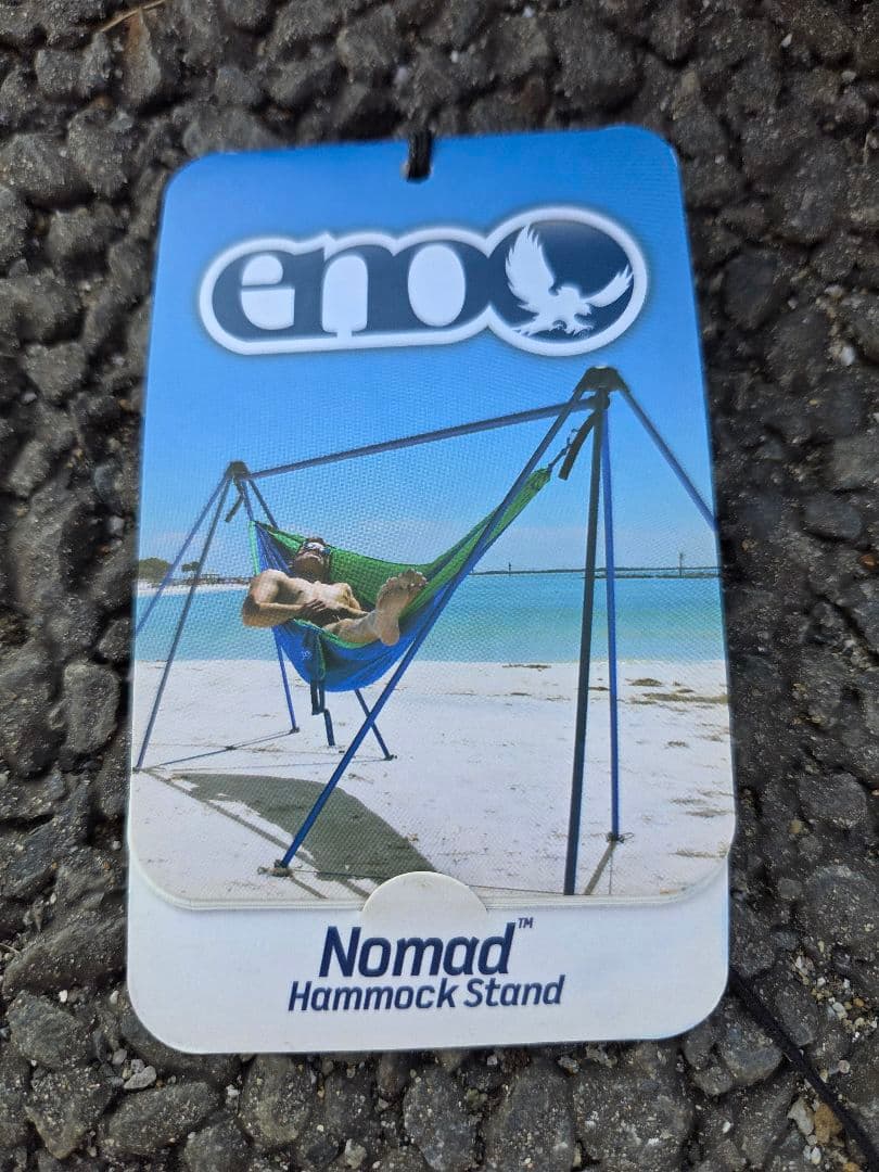 【美品】eno ノマド ハンモックスタンド 自立式 折りたたみ コンパクト