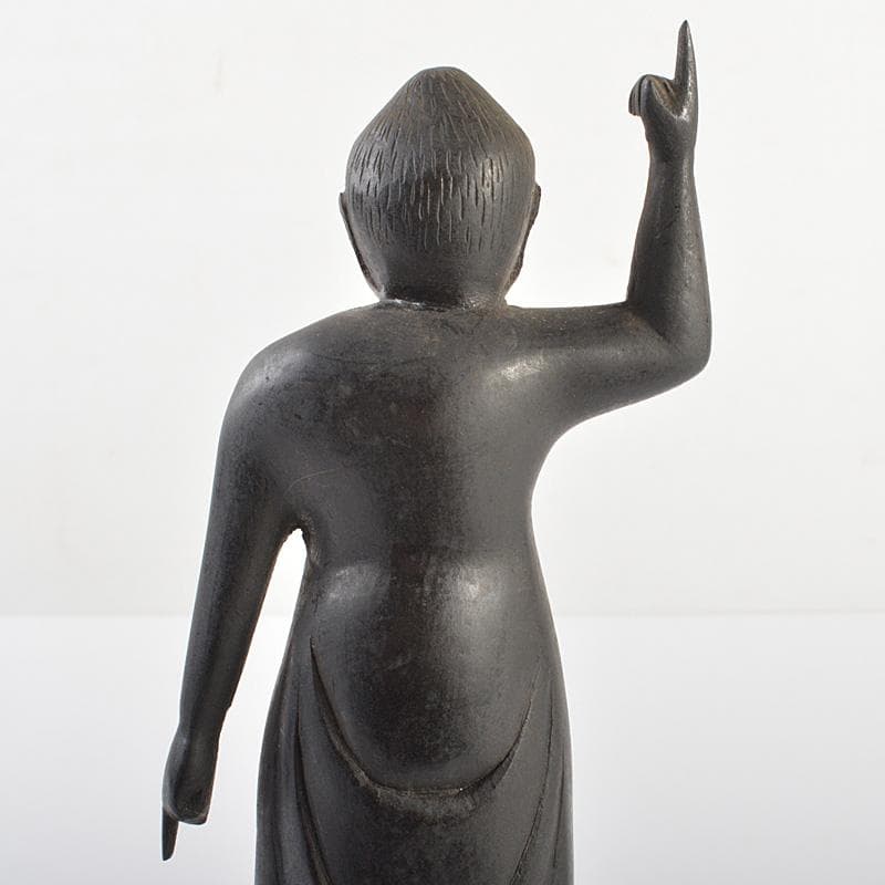 仏教美術　古銅　誕生仏　仏像　M　R6793