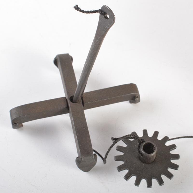 明珍火箸　五十二代　明珍宗理作　火箸風鈴　共箱　V　R6679