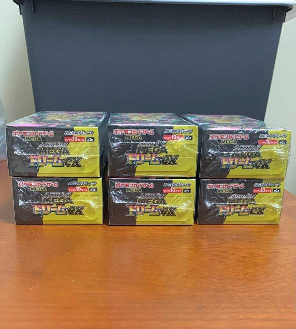 ポケモンカードMEGAドリームEX 6BOXシュリンク付