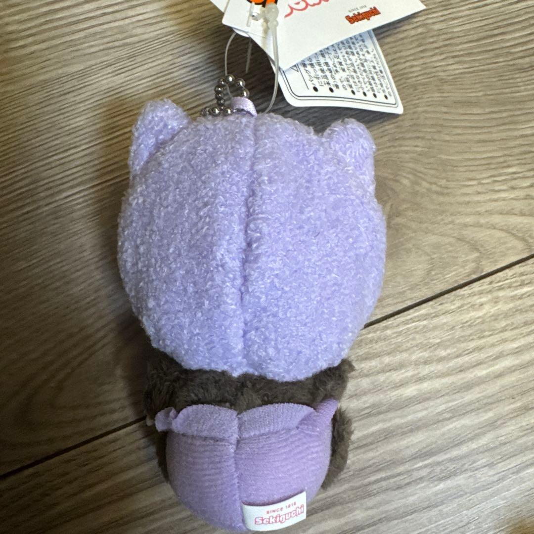 アニマルベビチッチ顔でかキーチェーンねこ.くま2個セット