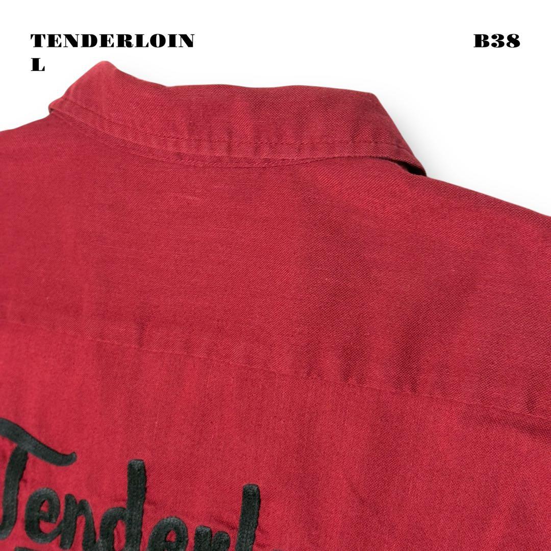 ★限定出品★ TENDERLOIN 長袖 シャツ ボーリング ボウリング 赤 L