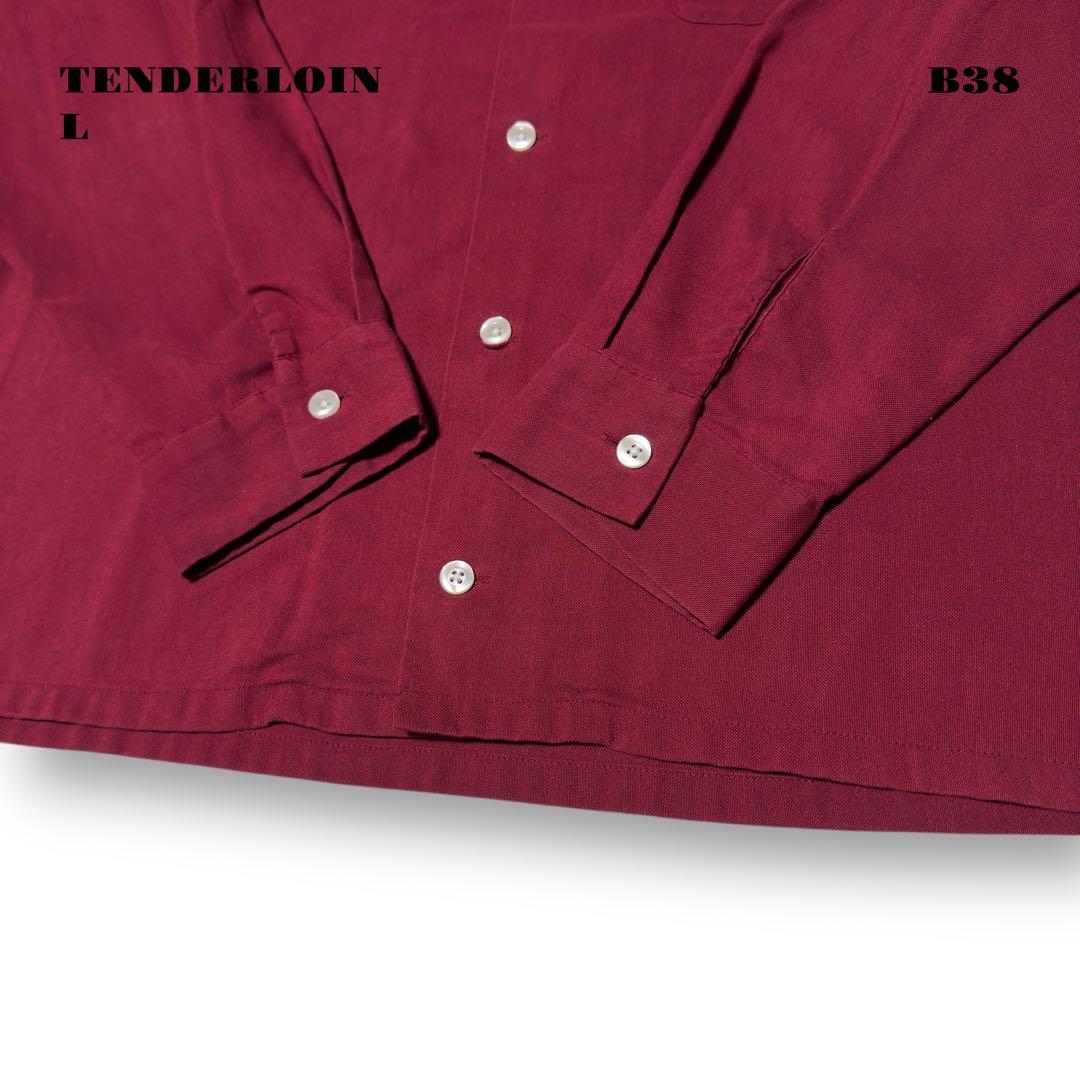 ★限定出品★ TENDERLOIN 長袖 シャツ ボーリング ボウリング 赤 L
