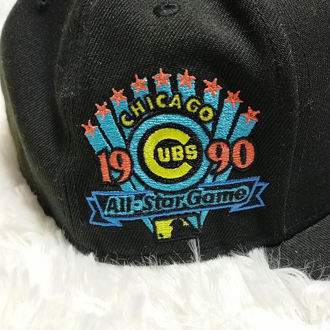 レア　美品　シカゴカブス 1990年オールスターゲーム キャップ　黒